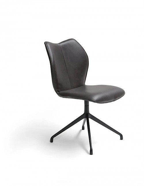 Stuhl Kiq mit Untergestell Metall drehbar