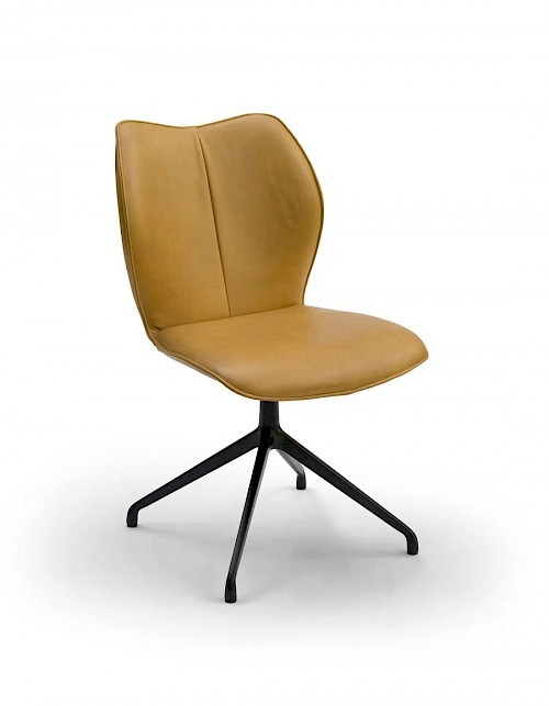 Stuhl Kiq mit Untergestell Metall drehbar