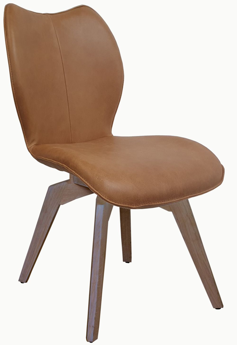 Stuhl Urban mit Untergestell Holz drehbar