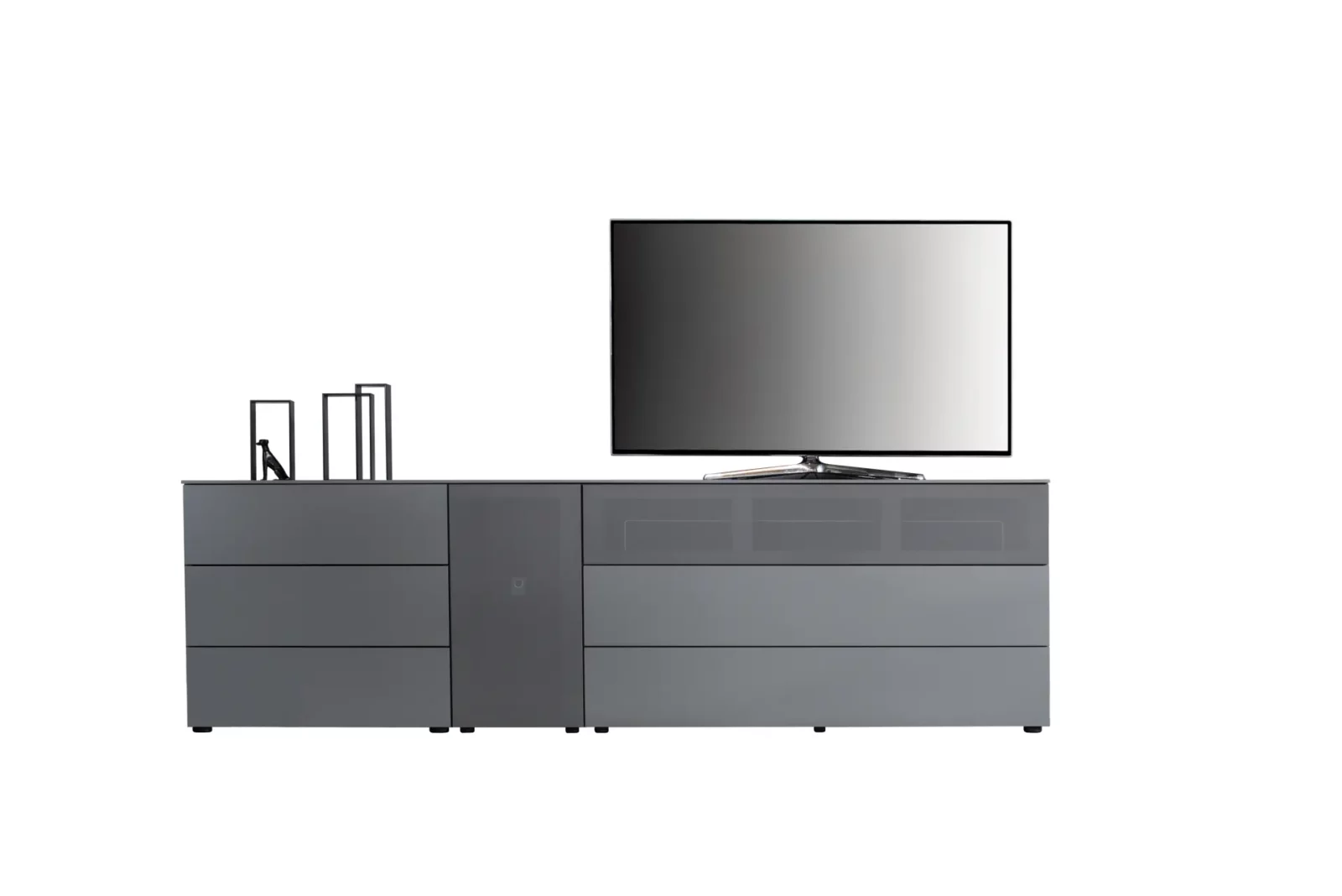 Sideboard Nubo 008 in grauer Ausführung mit minimalistischem Design.