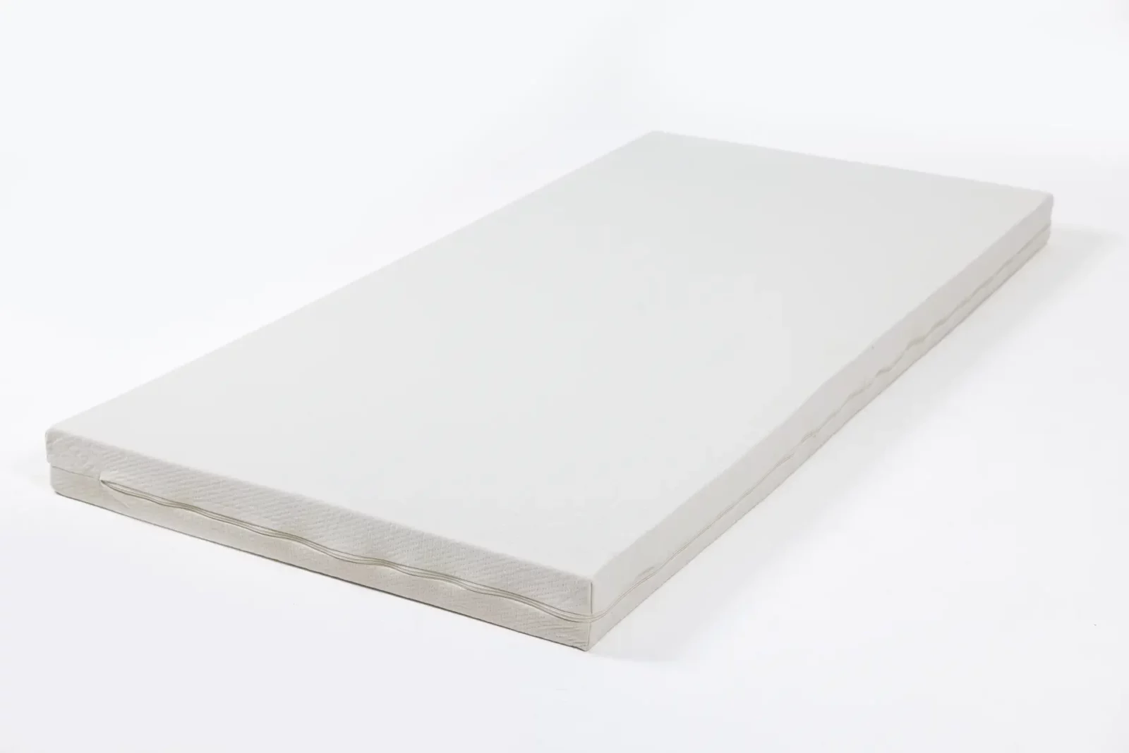 Hüsler Nest Matratze DuoComfort, 10 cm, weiß, schlichtes Design.