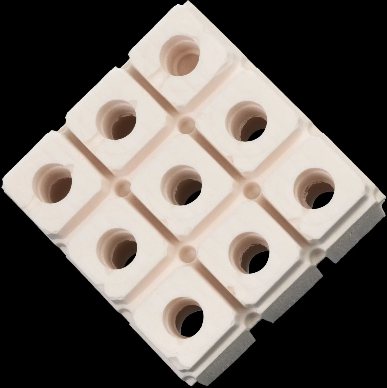 Relax2000 Air Modul mit Luftschleusen, weißes Material, quadratische Form.