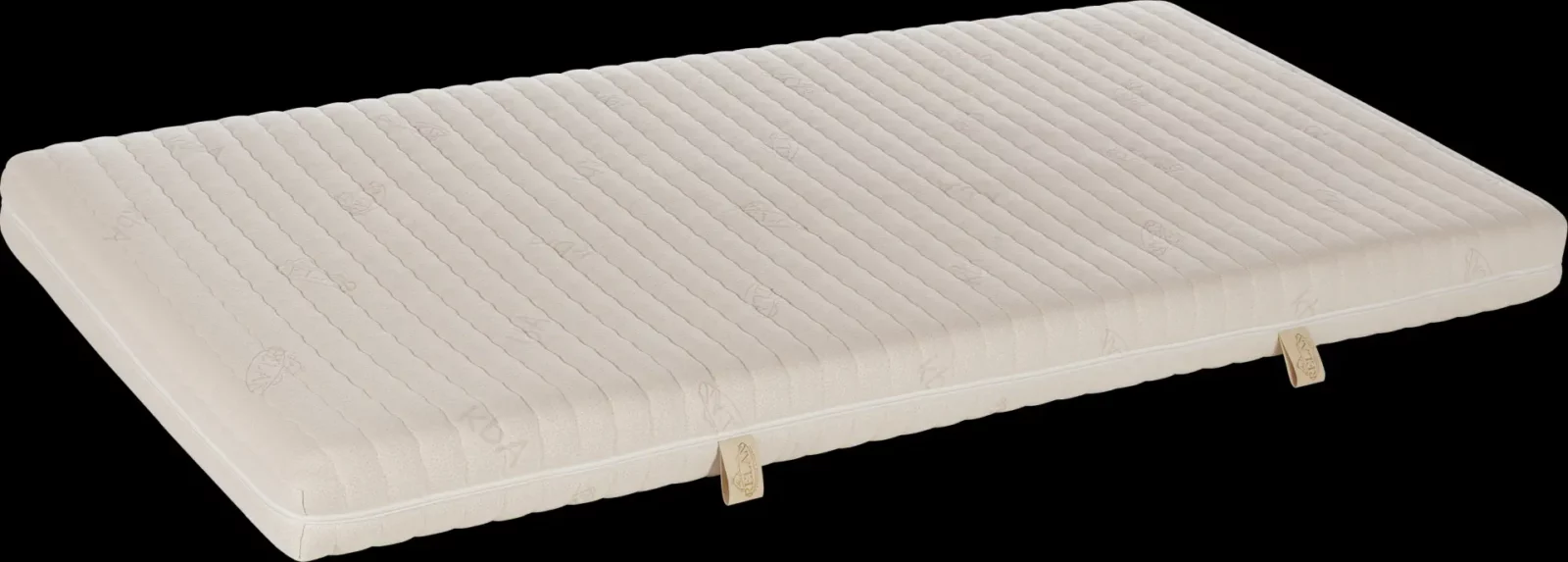 Relax2000 Harmonie Matratzenbezug, beige, gesteppt, mit dezentem Muster.